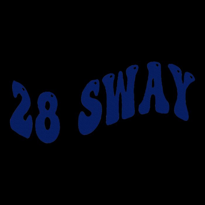 Funny sway text wavey design  16oz Travel Tumbler