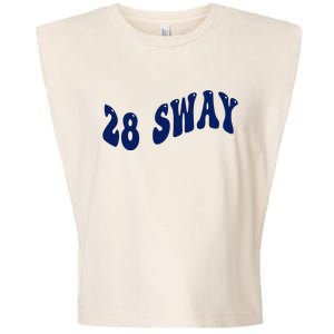 Funny sway text wavey design  Garment-Dyed Women's Muscle Tee