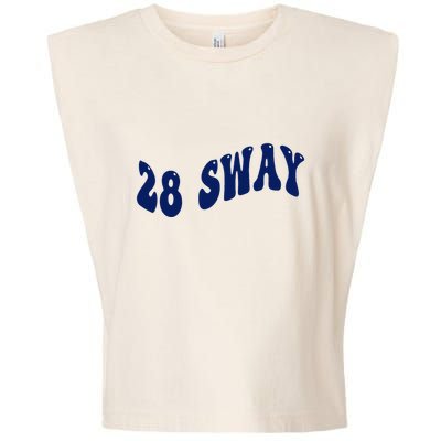 Funny sway text wavey design  Garment-Dyed Women's Muscle Tee