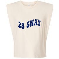 Funny sway text wavey design  Garment-Dyed Women's Muscle Tee