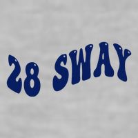 Funny sway text wavey design  Ladies PosiCharge Tri-Blend Wicking Tank