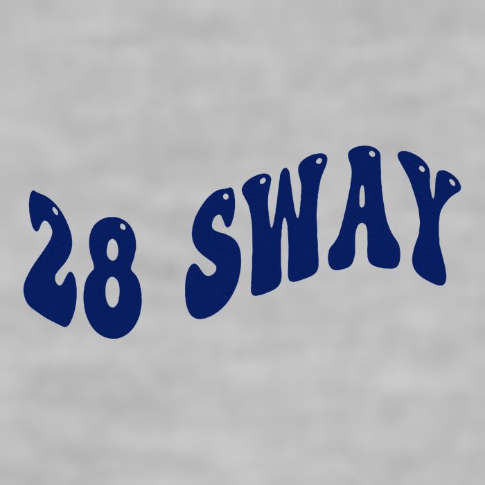Funny sway text wavey design  Ladies PosiCharge Tri-Blend Wicking Tank