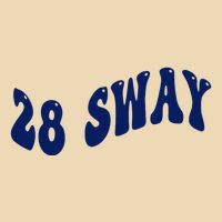 Funny sway text wavey design  Drawstring Bag