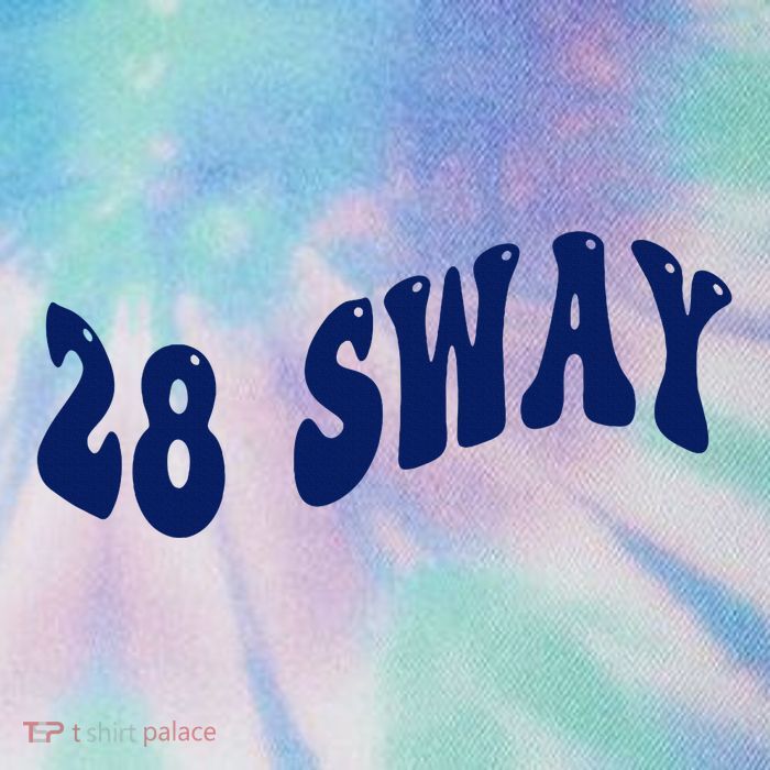 Funny sway text wavey design  Legacy Tie Dye Trucker Hat
