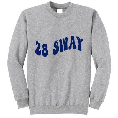 Funny sway text wavey design  Tall Sweatshirt