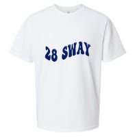 Funny sway text wavey design  Sueded Cloud Jersey T-Shirt