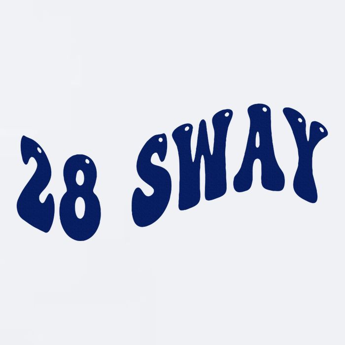 Funny sway text wavey design  Sueded Cloud Jersey T-Shirt