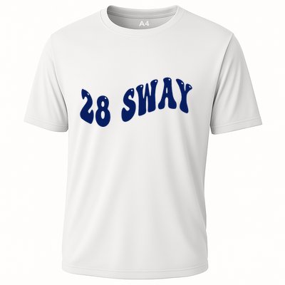 Funny sway text wavey design  Performance Shirt
