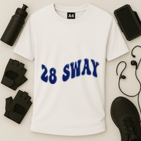 Funny sway text wavey design  Performance Shirt