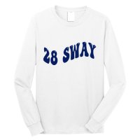 Funny sway text wavey design  Long Sleeve Shirt