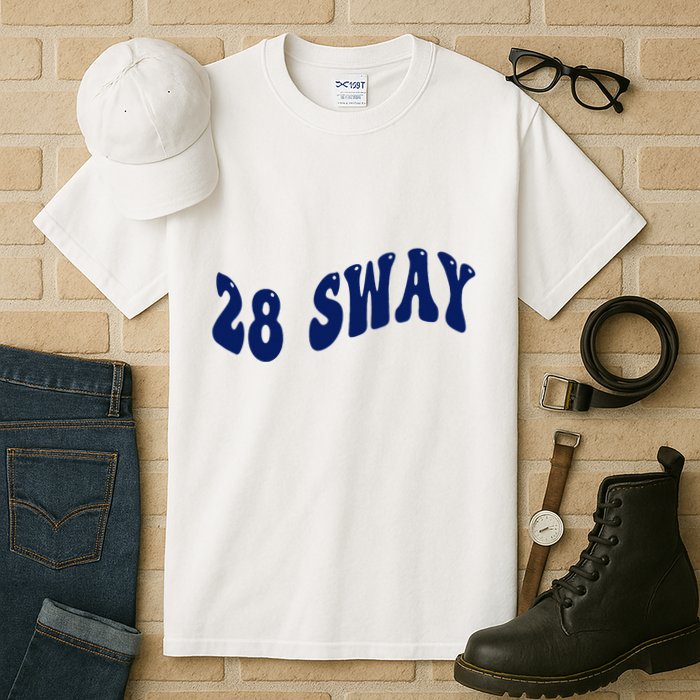 Funny sway text wavey design  Tall T-Shirt