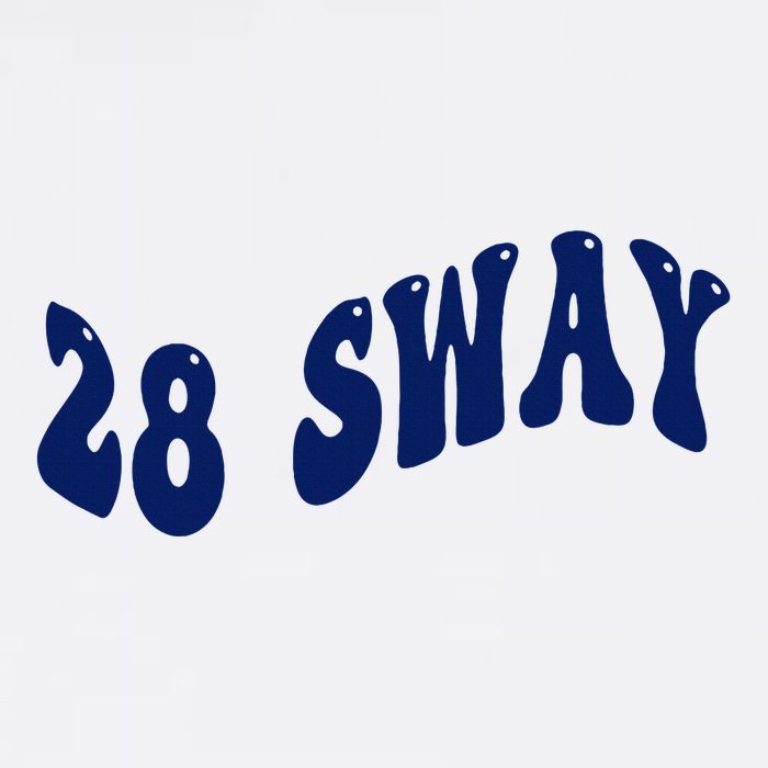Funny sway text wavey design  Sustainable Bucket Hat
