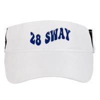 Funny sway text wavey design  Adult Drive Performance Visor