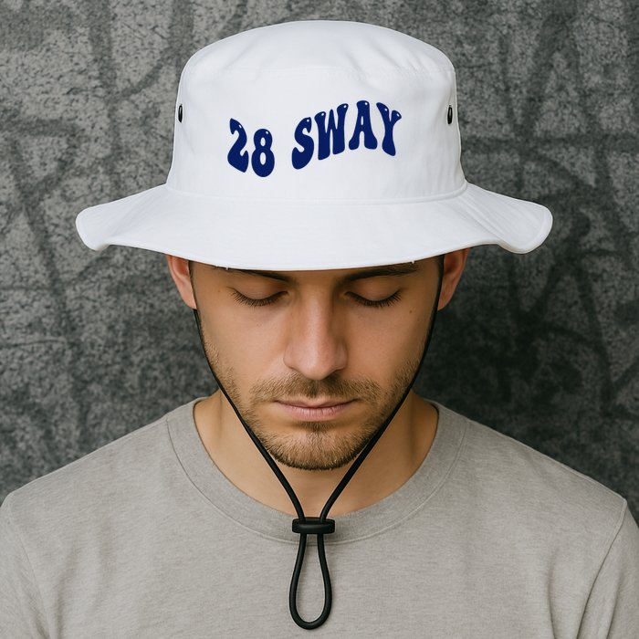 Funny sway text wavey design  Bucket Hat