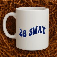 Funny sway text wavey design  Mug