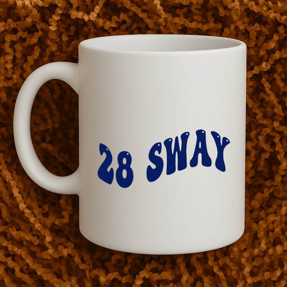 Funny sway text wavey design  Mug