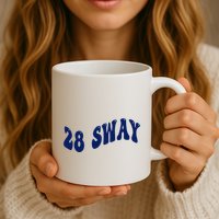 Funny sway text wavey design  Mug