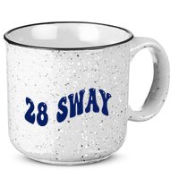 Funny sway text wavey design  15oz Campfire Ceramic Mug