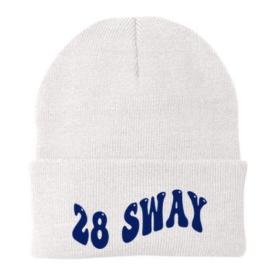 Funny sway text wavey design  Beanie