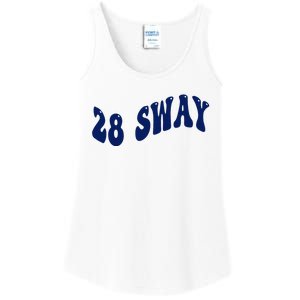 Funny sway text wavey design  Ladies Essential Tank