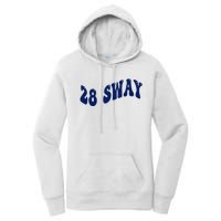 Funny sway text wavey design  Women's Pullover Hoodie