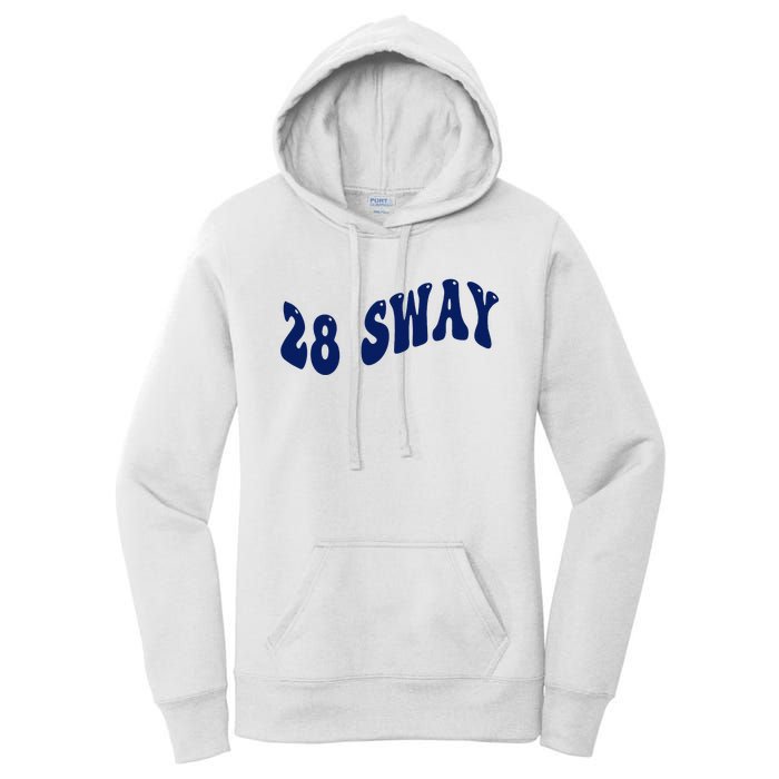 Funny sway text wavey design  Women's Pullover Hoodie