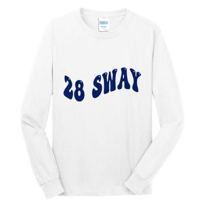 Funny sway text wavey design  Tall Long Sleeve T-Shirt