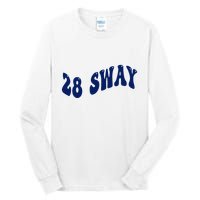 Funny sway text wavey design  Tall Long Sleeve T-Shirt