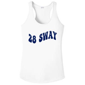 Funny sway text wavey design  Ladies PosiCharge Competitor Racerback Tank