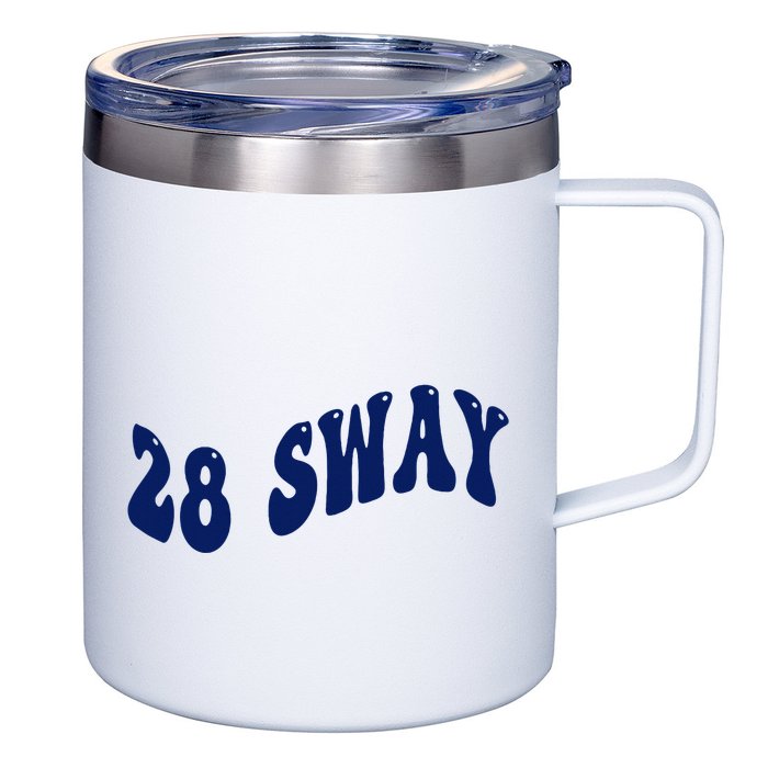 Funny sway text wavey design  12oz Stainless Steel Coffee Mug