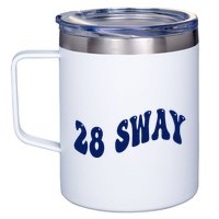 Funny sway text wavey design  12oz Stainless Steel Coffee Mug