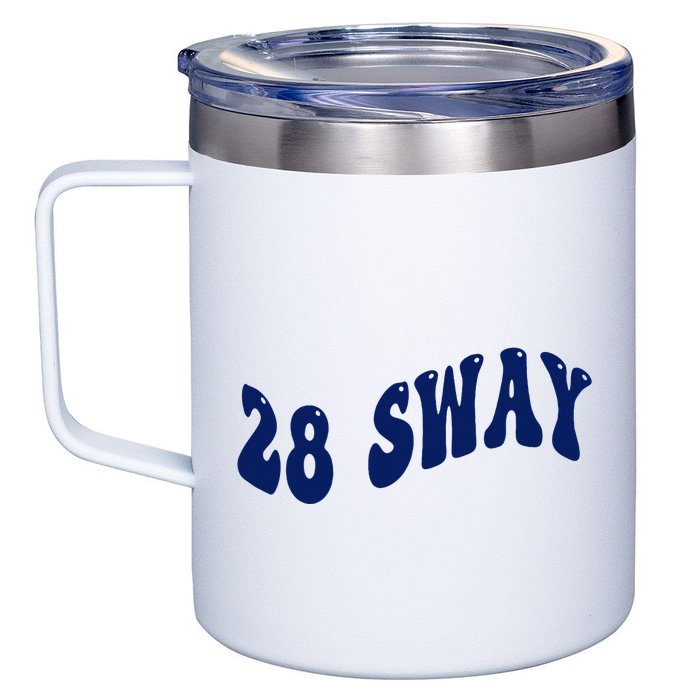 Funny sway text wavey design  12oz Stainless Steel Coffee Mug