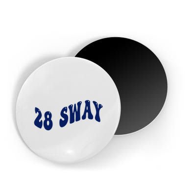 Funny sway text wavey design  Magnet