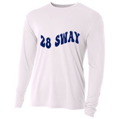 Funny sway text wavey design  Cooling Performance Long Sleeve Crew