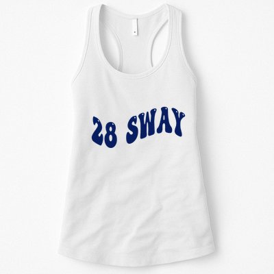 Funny sway text wavey design  Womens Tank Top