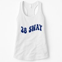 Funny sway text wavey design  Womens Tank Top