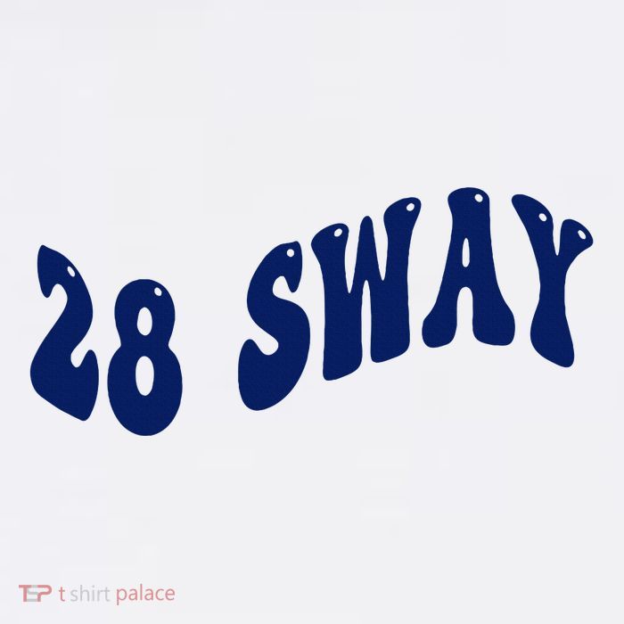 Funny sway text wavey design  PosiCharge Competitor Tank