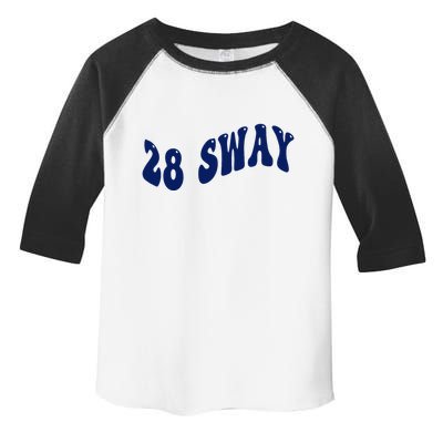 Funny sway text wavey design  Toddler Fine Jersey T-Shirt