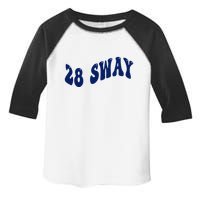 Funny sway text wavey design  Toddler Fine Jersey T-Shirt