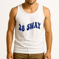 Funny sway text wavey design  Tank Top