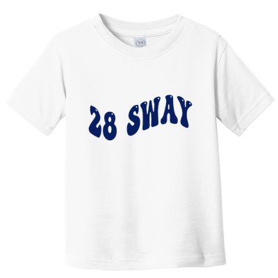 Funny sway text wavey design  Toddler T-Shirt