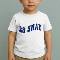 Funny sway text wavey design  Toddler T-Shirt