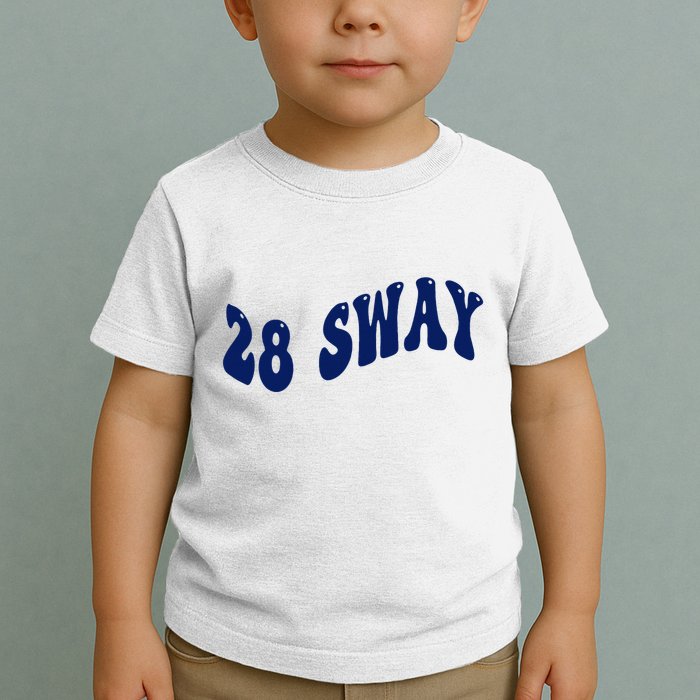 Funny sway text wavey design  Toddler T-Shirt