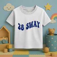 Funny sway text wavey design  Toddler T-Shirt