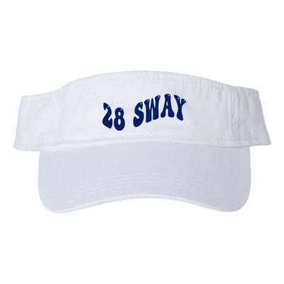 Funny sway text wavey design  Visor