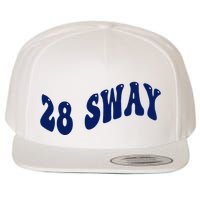 Funny sway text wavey design  Wool Snapback Cap