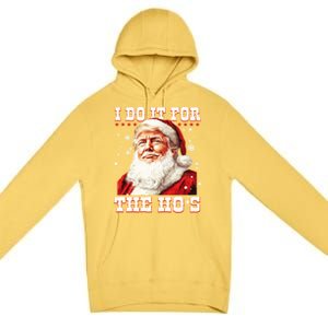 Funny Santa Trump I Do It For The HoS Gift Premium Pullover Hoodie