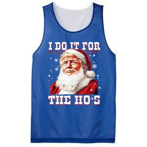 Funny Santa Trump I Do It For The HoS Gift Mesh Reversible Basketball Jersey Tank