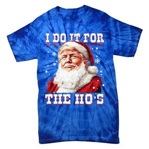 Funny Santa Trump I Do It For The HoS Gift Tie-Dye T-Shirt