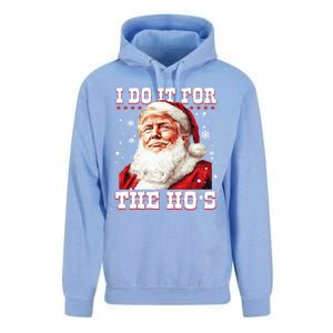 Funny Santa Trump I Do It For The HoS Gift Unisex Surf Hoodie